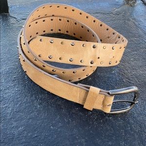 Forever 21 studded beige belt size S or 32